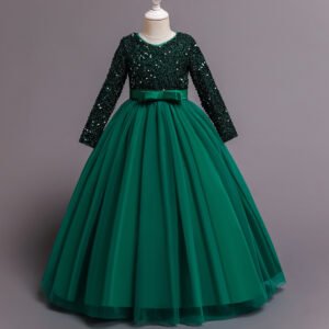 Alternative view of Girls Fashion Cotton Sequin Dress Kids