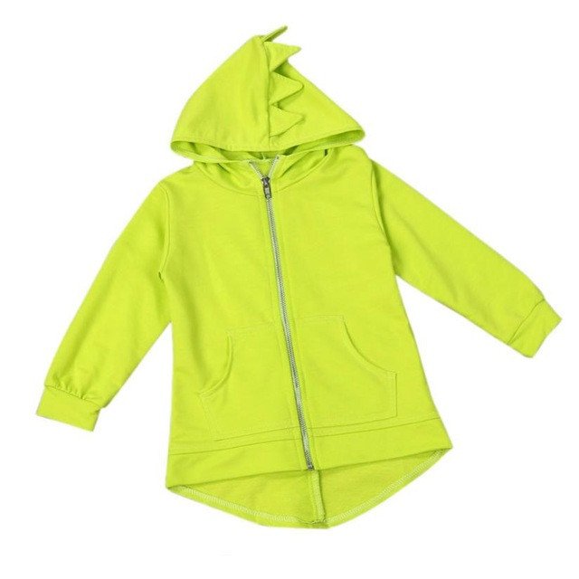 Boys Clothes Kids Baby Boy Jacket Dinosaur Hooded Coat - Image 5