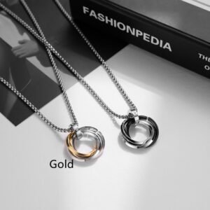 Alternative view of Mens Fashion Casual Geometric Pendant Necklace