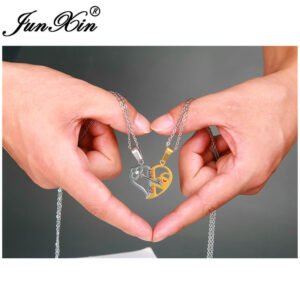 Alternative view of Love Key Combination Couple Necklace