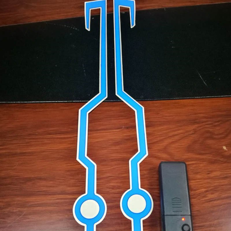 Helmet Motorcycle Light Riding Signal Strip Flashing Durable Kit Bar Diy Helmet Led Strip Reflector Cold Light Film - Image 5