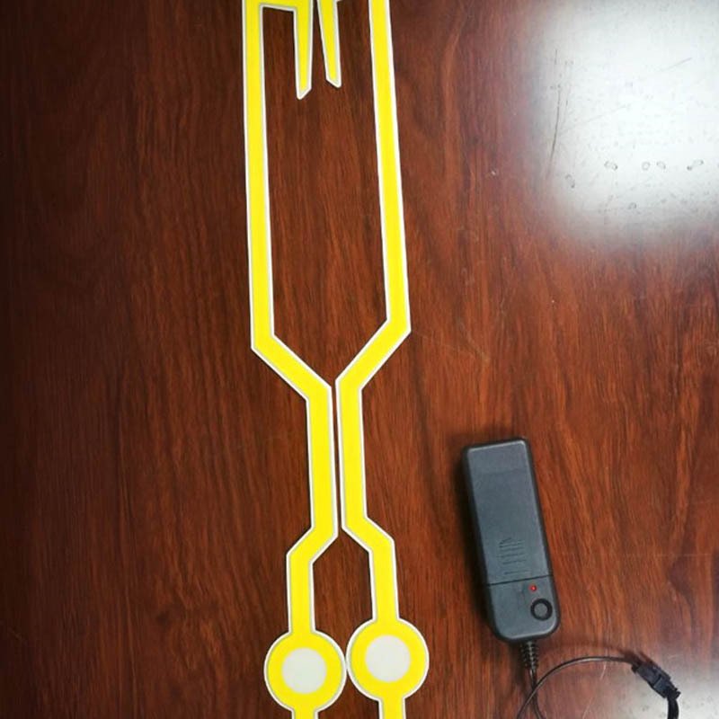 Helmet Motorcycle Light Riding Signal Strip Flashing Durable Kit Bar Diy Helmet Led Strip Reflector Cold Light Film - Image 4