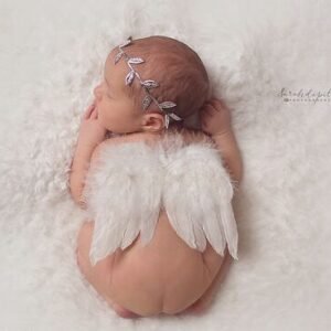 Alternative view of Newbornx Photography Props White Angel Wing Baby