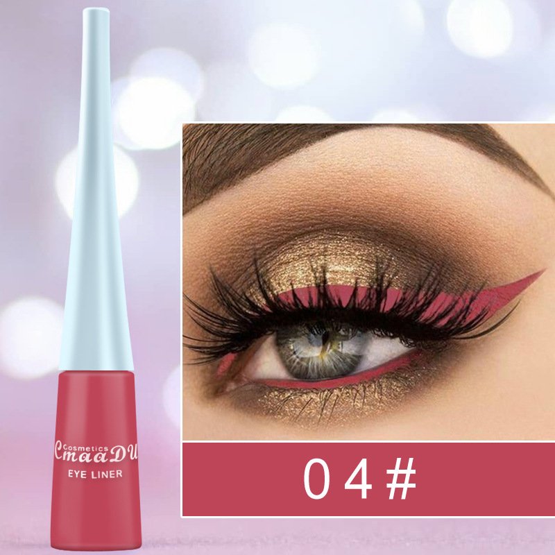 17 Color Liquid Eyeliner Matte Quick-Drying Color Eyeliner Lasting Non-Blooming Matte Glitter Eyeliner - Image 10