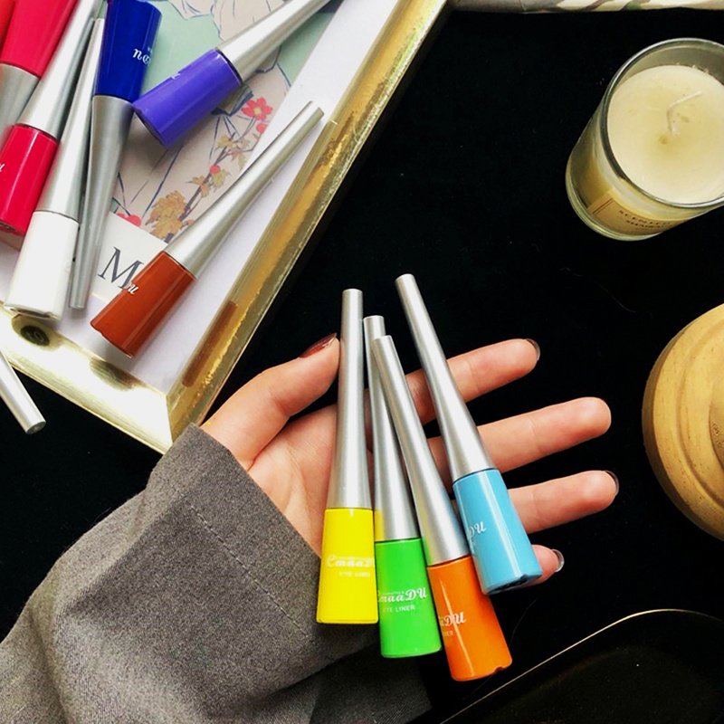 17 Color Liquid Eyeliner Matte Quick-Drying Color Eyeliner Lasting Non-Blooming Matte Glitter Eyeliner - Image 6