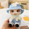5PCS-Set Cute Hat Shoes Doll Clothes Outfit Set For LABUBU 15CM-17CM Doll, Adorable Dress Up Accessories For Doll - Dolls Not Included