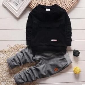 Alternative view of Toddler Baby Clothes Children Suit 0-3 Years Old Suit  Pants Children's Sportswear Boys Girls Children's Clothing Brand