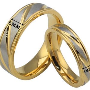 Alternative view of Twill couple ring