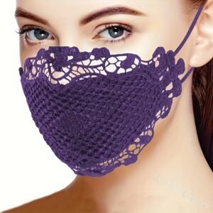 Alternative view of 6 Pcs Sexy Lace Face Mask For Women- Adjustable Ear Loops- Cute, Sexy Washable And Reusable
