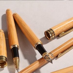 Alternative view of Bamboo Pen Bamboo Pen Pen Ball Pen Lettering Customer Gift Hard Pen Neutral Bamboo Pen