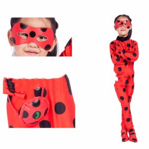Alternative view of Hot Carnival Clothing Cat Noir Cosplay Sets Lady Halloween Christmas Party Custume Jumpsuit Kids Girls Suit