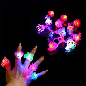 Alternative view of Christmas Light Ring Children's Toys Ring Lamp Push Activities Small Gifts Christmas Gifts