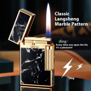 Crisp Langsheng Metal Grinding Wheel Gas Lighters