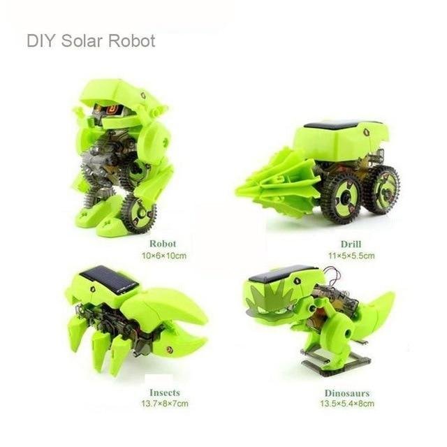 High Tech DIY 4in1 Transforming Solar Powered DinoRobot - Image 3