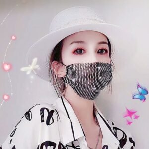 Mesh And Diamond Decorative Masks Become Beautiful Artifacts