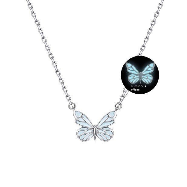 Sterling Silver Luminous Butterfly Bracelet Luminous - Image 8
