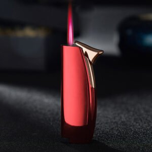 Alternative view of Windproof Gas Lighters Red Flame Creative
