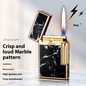 Alternative view of Crisp Langsheng Metal Grinding Wheel Gas Lighters