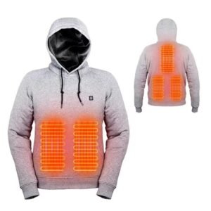 Alternative view of Hooded Heated Sweatshirt Men's USB-Heated Sweatshirt