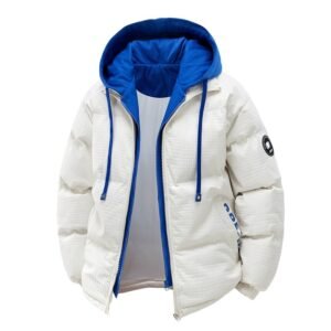 Alternative view of Men's Loose Casual Hooded Warm Two-piece Cotton Jacket