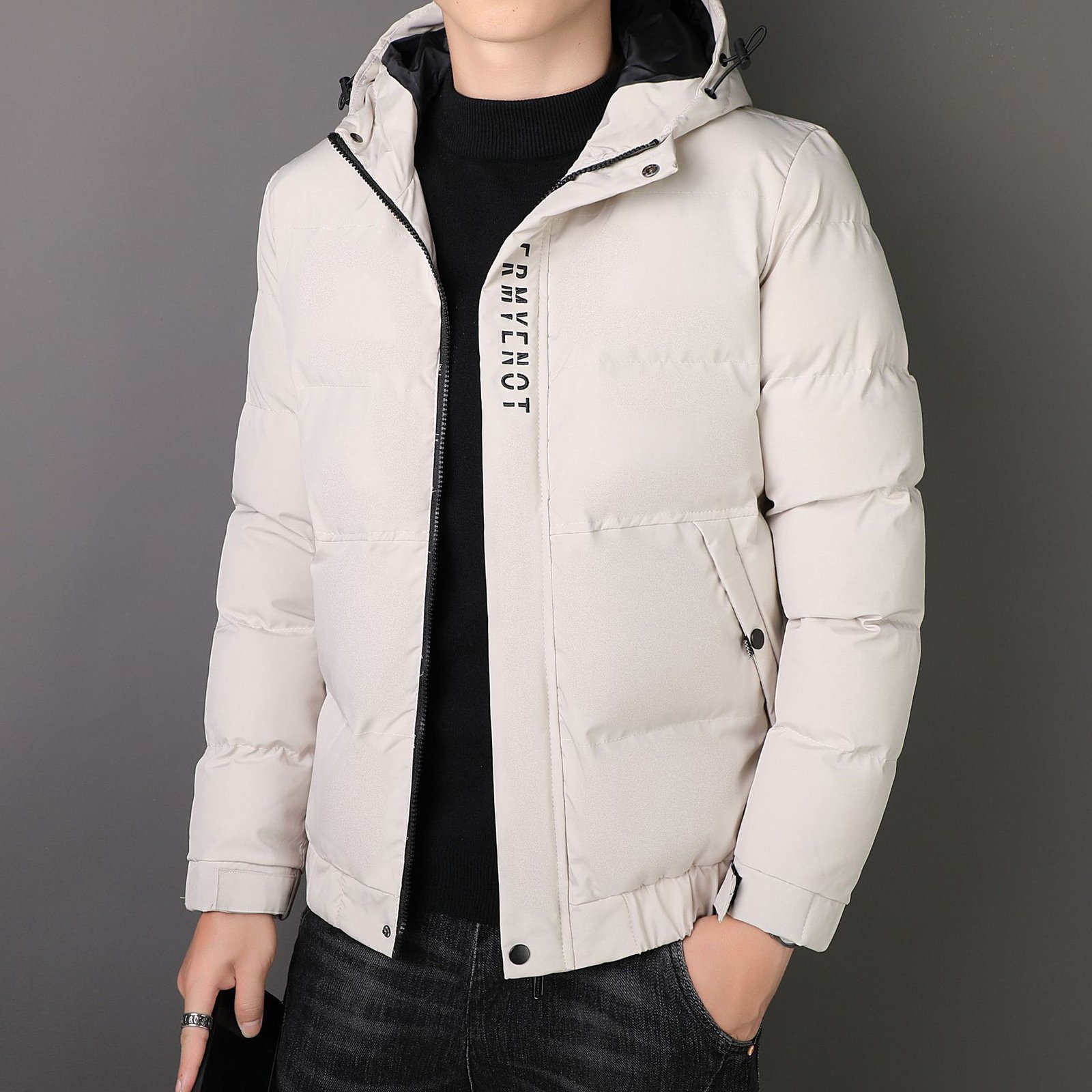 Men's Fashion Warm And Thick Cotton Coat - Image 2