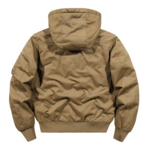 Alternative view of Men's Casual Hooded Padded Work Jacket