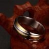New Fashion Daily Wear Rings Top Quality Lead & Nickel Free Black Color Stainless Steel Men Party Rings