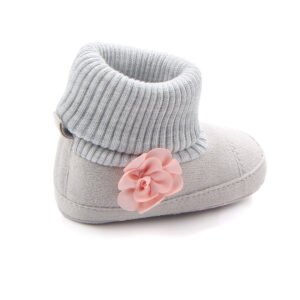 Alternative view of New Products Of Spring And Autumn, Three Women Baby Boots, Wholesale Screw Sleeve Socks, Mouth Shoes, Baby Toddler Shoes 0757