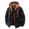 Men's Loose Casual Hooded Warm Two-piece Cotton Jacket