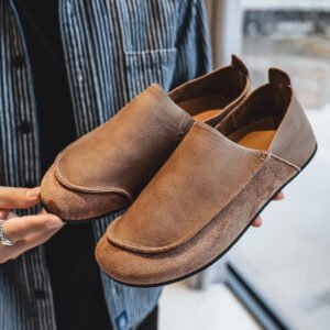 Men's Versatile Slip-on Casual Shoes With Soft Soles