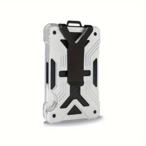 Alternative view of New Card Holder Airtag Men's Tracker Case Carbon Fiber Credit Card Clip Wallet