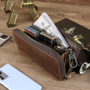 Alternative view of New Long Genuine Leather Wallet Men's