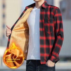 Alternative view of Korean Slim-fit Youth Thickened Warm Student Trendy Shirt