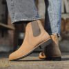 Fleece-like Men's Shoes New Autumn Boots
