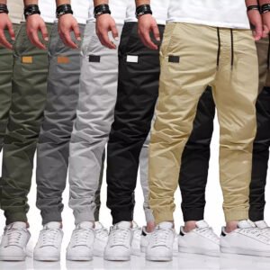 Four Seasons Straight-leg Pants Men's Casual Sports Cotton