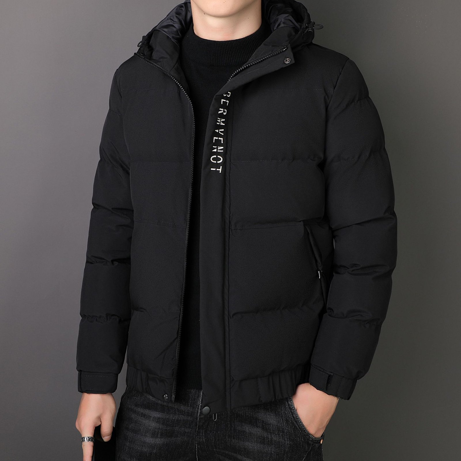 Men's Fashion Warm And Thick Cotton Coat - Image 8