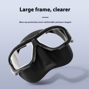 Professional Anti-fog Big Box Glasses Head Free Diving