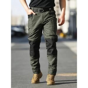 New Men's Workwear Loose Slim Stretch Waterproof Outdoor Tactical Pants