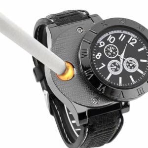 New Military USB Lighter Watch Men's