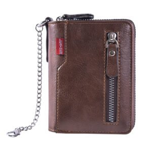 Alternative view of Multiple Card Slots Large Capacity Two-fold Zipper Cash And Card Versatile Bag