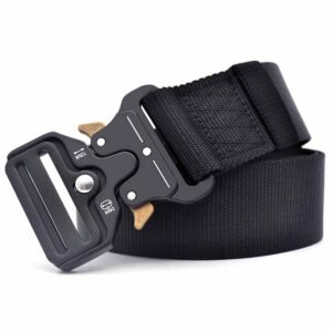 Stylish Adjustable Belt With Metal Buckle, Made Of Durable Material, Suitable For Fashion And Outdoor Activities.