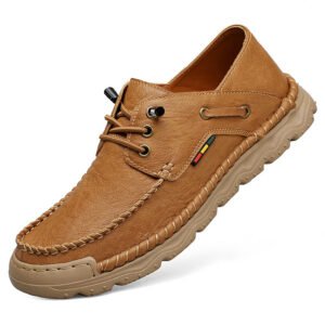 Alternative view of Men's Leather Shoes Genuine Leather Fashion Business Casual Shoes