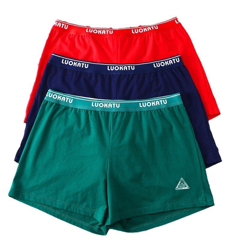 Cotton Home Wear Pajama Pants Plus Size Loose Breathable Men's Boxers - Image 6