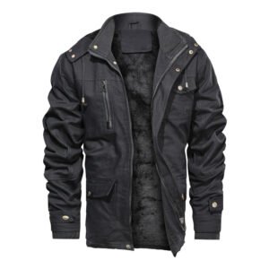 Alternative view of Fashionable Extra-thick Fleece-lined Men's Work Jacket